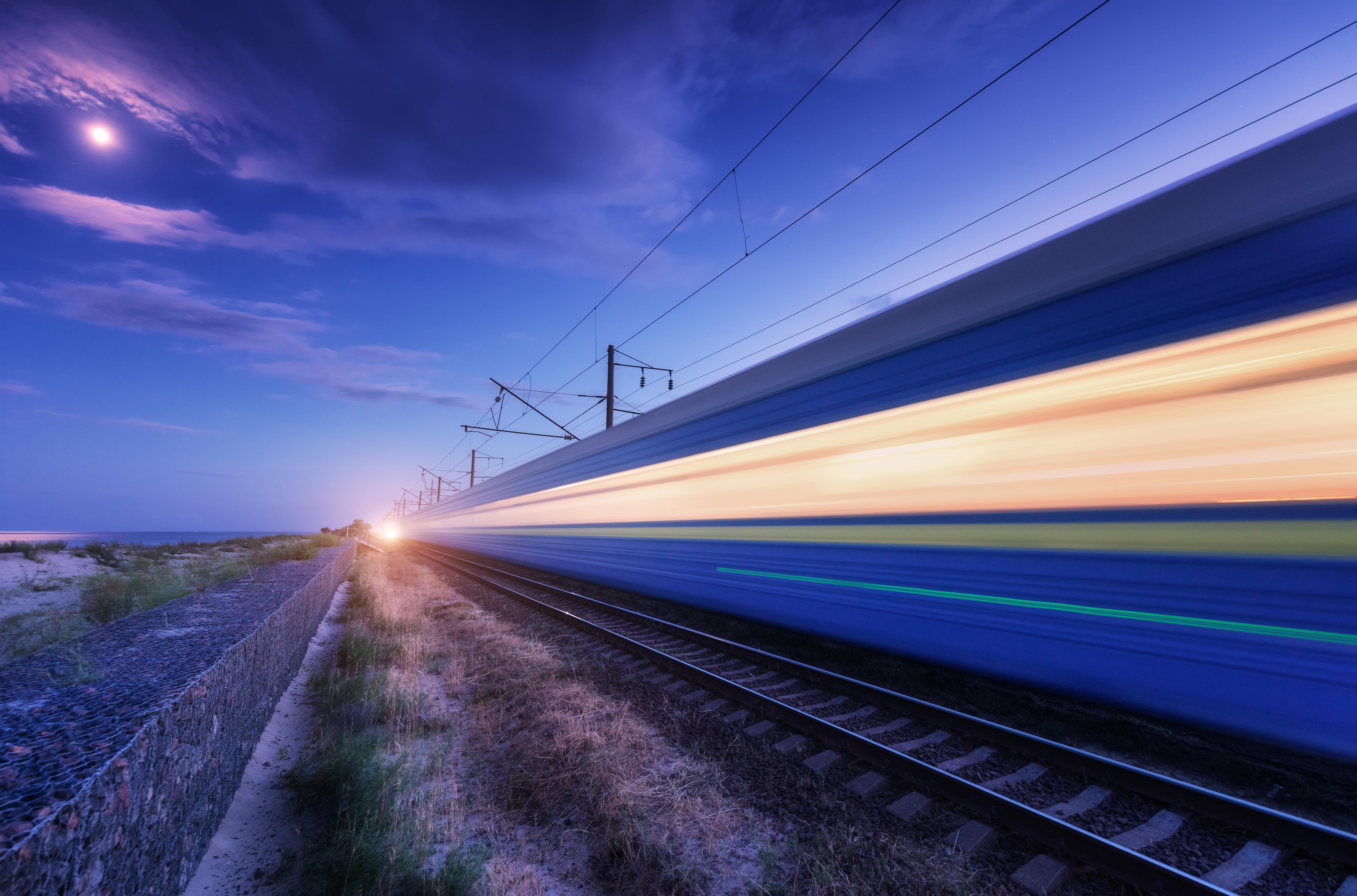 high-speed-passenger-train-in-motion-on-the-railroad